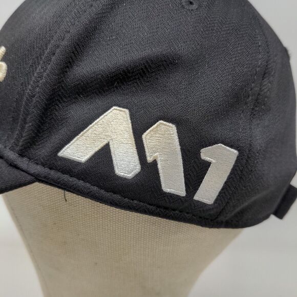 TaylorMade Men's Strapback Hat Black OSFA Embroidered Logo Spell Out - Picture 6 of 15